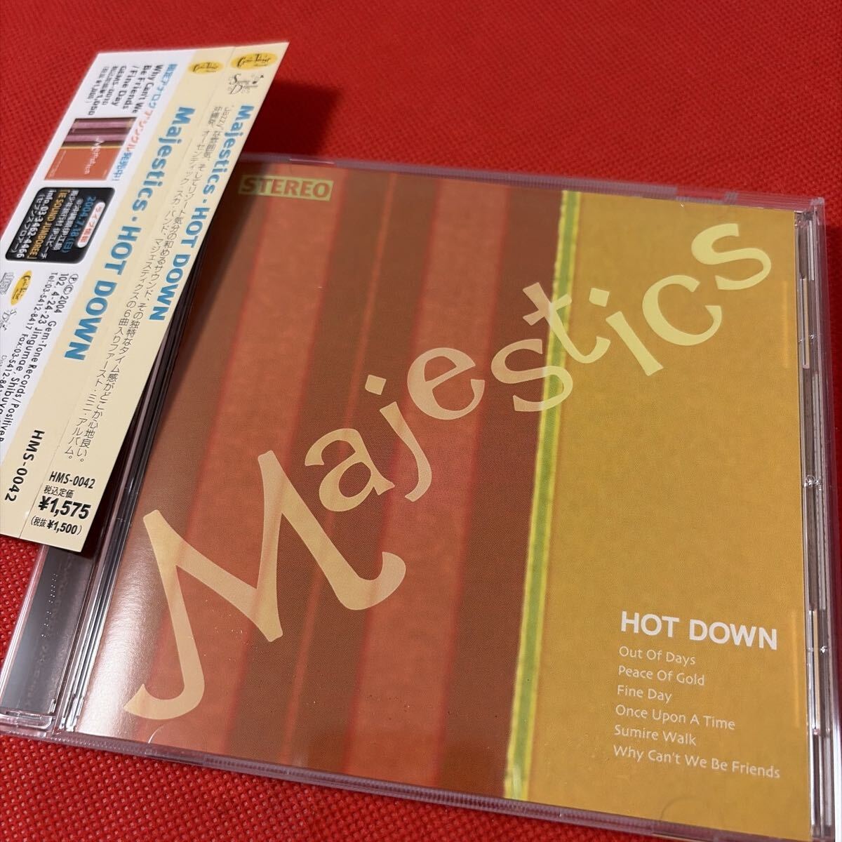 HOT DOWN/Majestics 帯付 CD拍卖