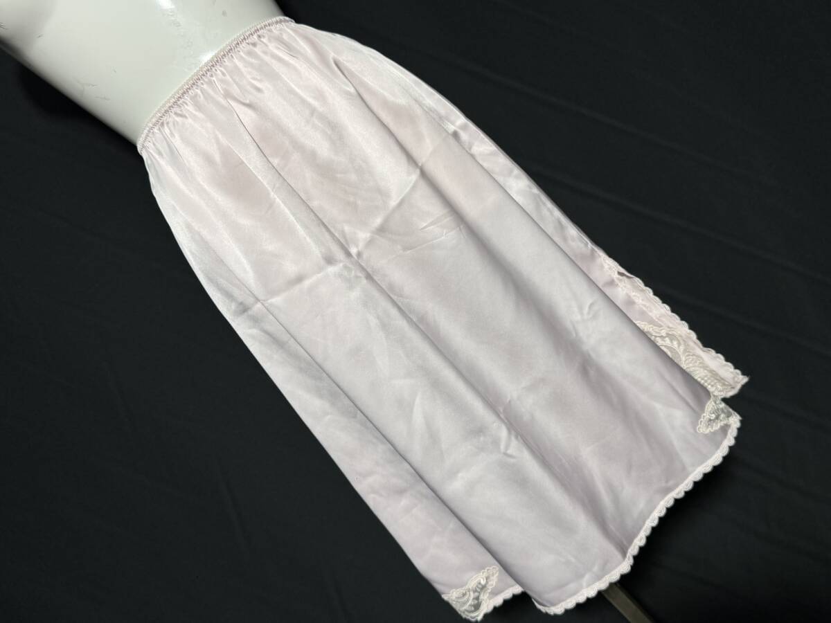 1367★ペチコート Wing ワコール EH6655 刺繍レース ピンク系 L-60拍卖