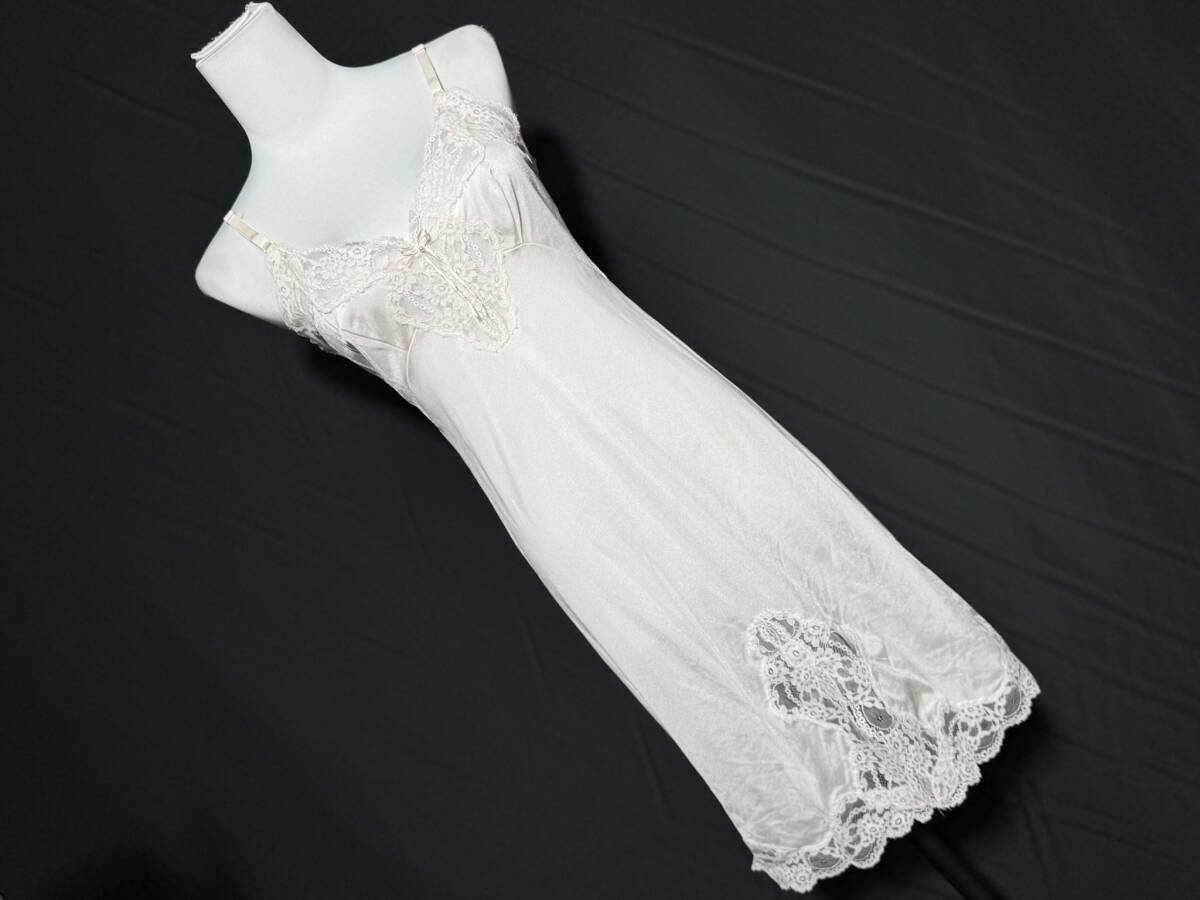 1387★B80 ルームウェア 胸元レース ピーチピンク系 ※拍卖