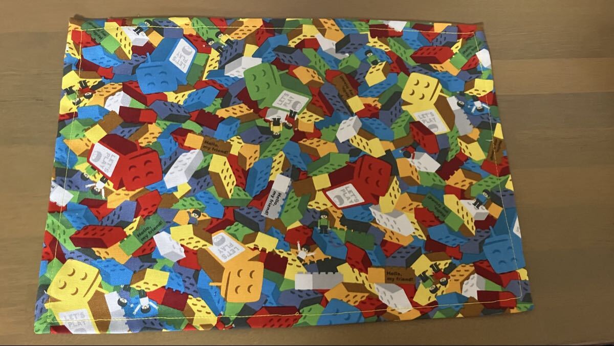 ハンドメイド☆ランチョンマット☆LEGO柄☆男の子拍卖
