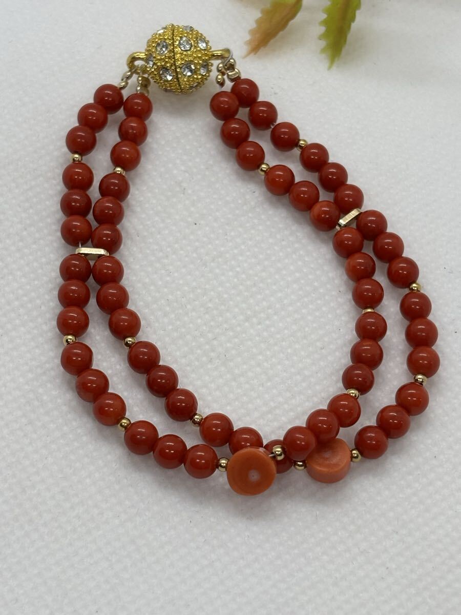 赤珊瑚可愛いブレスレット(s1028) 拍卖