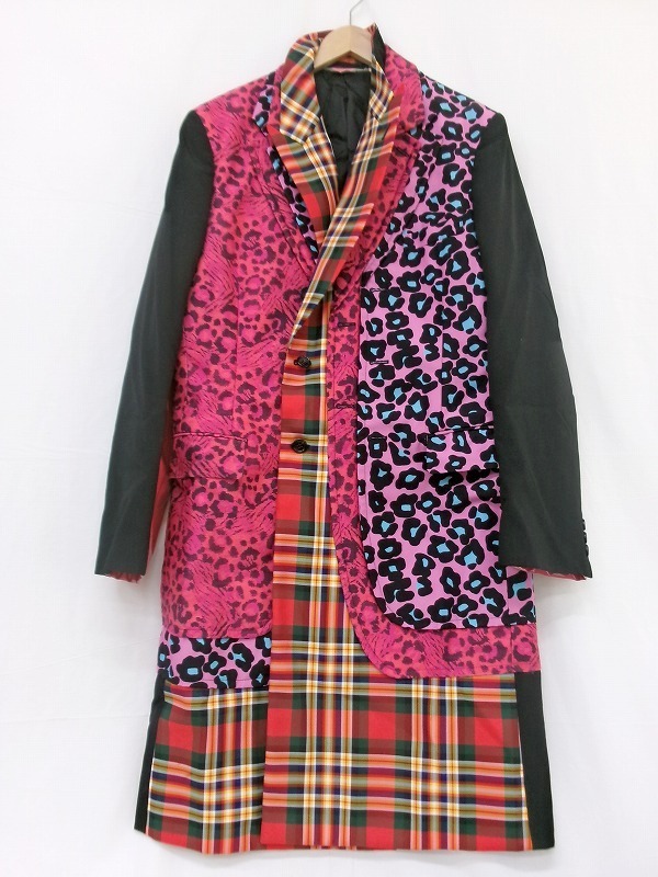 COMME des GARCONS HOMME PLUS コムデギャルソン オム プリュス デザインジャケット M PF-J002 AD2020 レッド ポリエステル100%拍卖