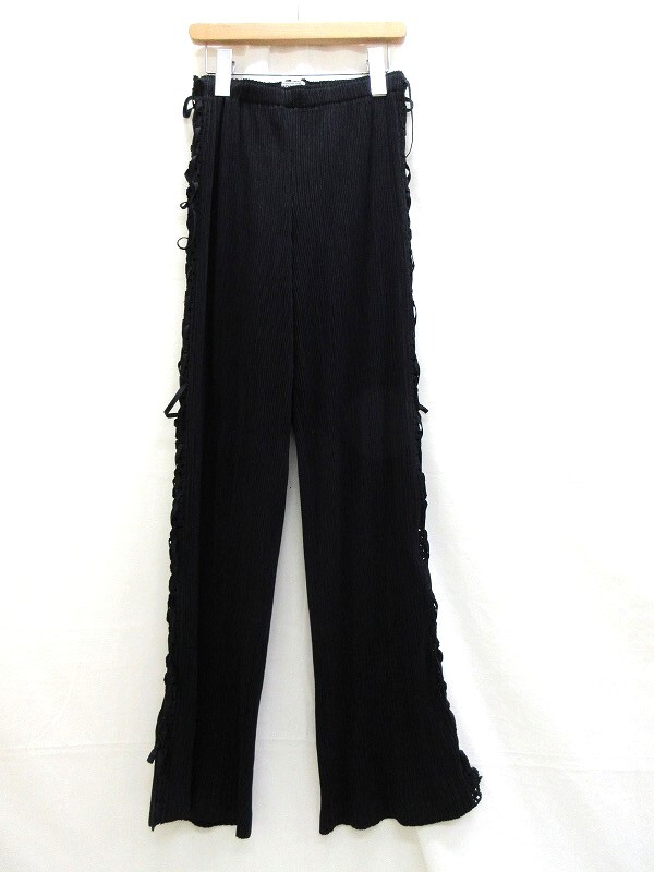 ISSEY MIYAKE FETE イッセイミヤケフェット プリーツデザインパンツ Pants 01 IF44FF701 ポリエステル100% MADE IN JAPAN拍卖