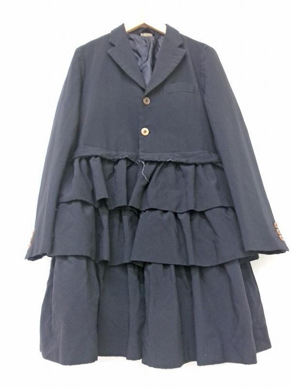 COMME des GARCONS コムデギャルソン デザインジャケット S GS-J004 AD2016 ブラック ポリエステル100%拍卖