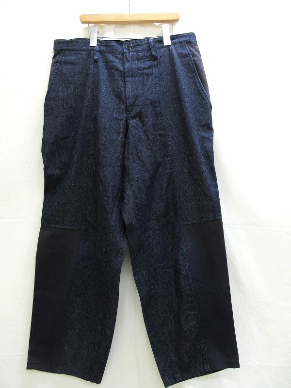 Yohji Yamamoto POUR HOMME ヨウジヤマモト プールオム デニムパンツ Pants 3 HU-P77-045 COTTON100% MADE IN JAPAN拍卖