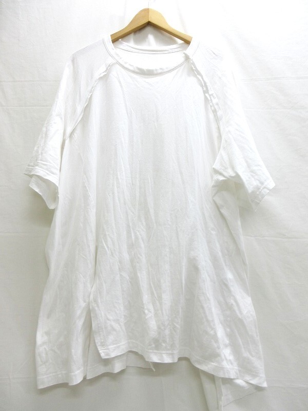 Ground Y グラウンド ワイ デザインカットソー Cut and sew 3 GA-T18-040 COTTON100% MADE IN JAPAN拍卖