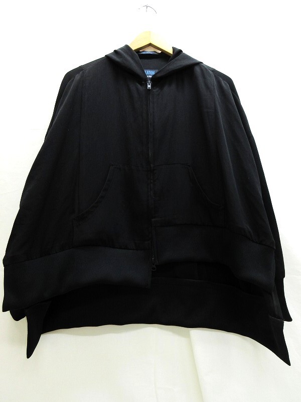 REGULATION Yohji Yamamoto レギュレーション ヨウジヤマモト ブルゾン Blouson 2 FZ-J53-500 トリアセテート57% ポリエステル43%拍卖