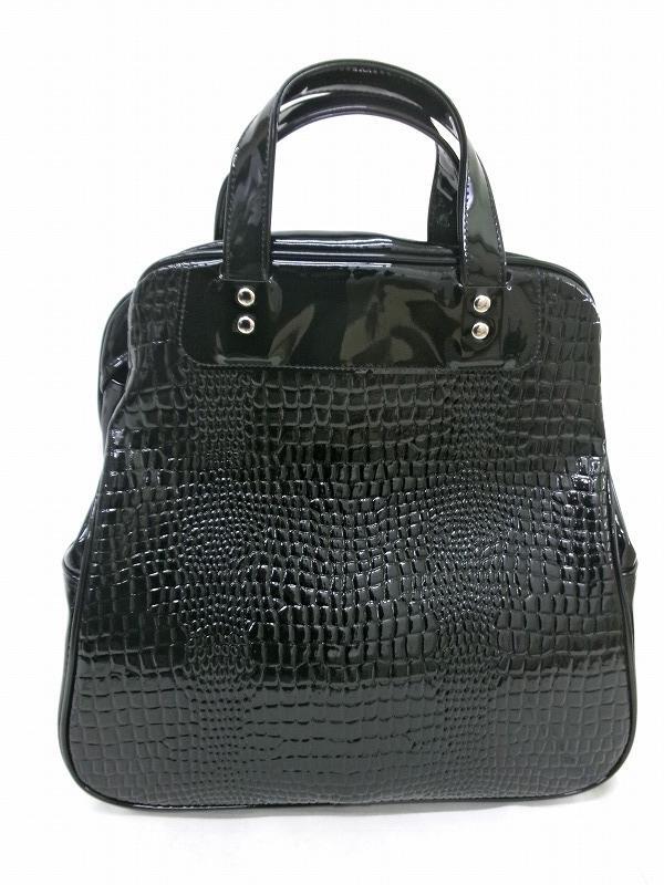 COMME des GARCONS COMME des GARCONS コムデギャルソン コムデギャルソン クロコ型押しバッグ S19SC001 ブラック拍卖