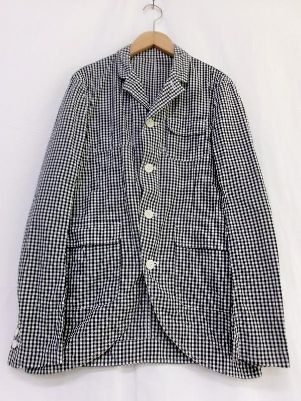 GANRYU COMME des GARCONS ガンリュウ コムデギャルソン チェックジャケット M EG-J013 AD2010 綿100%拍卖