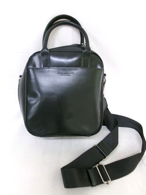 JUNYA WATANABE COMME des GARCONS ジュンヤワタナベ コムデギャルソン レザー2WAYバッグ JD-K201鞄 ブラック拍卖