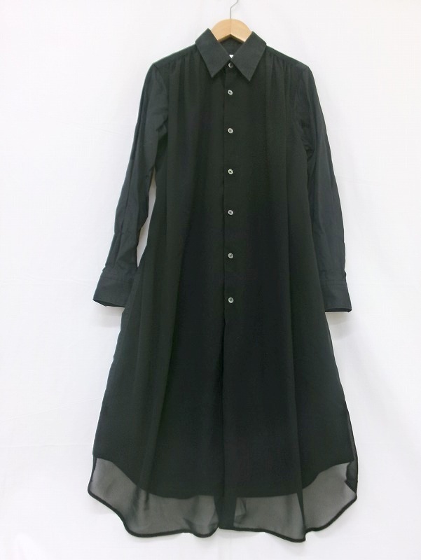 COMME des GARCONS コムデギャルソン ドッキングシャツ S GF-B009 AD2020 ブラック 綿100% Docking shirt拍卖