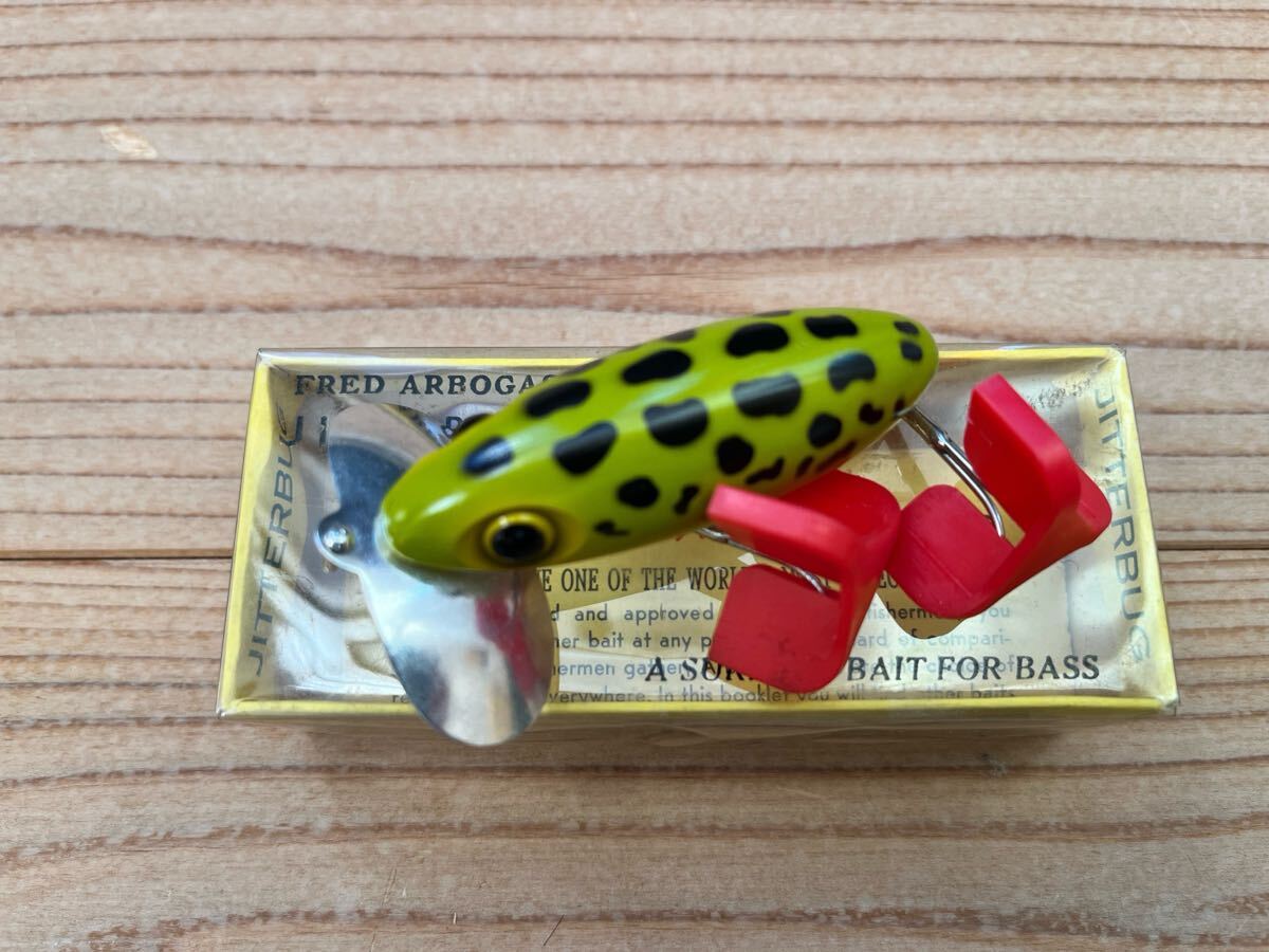 フレッドアーボガスト ジッターバグ① 未使用品 検索 オールドヘドン、バルサ50、ABU、フェンウィック拍卖