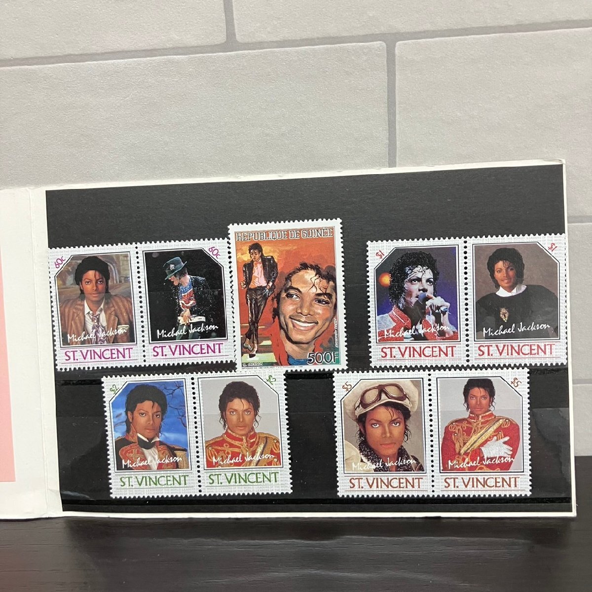 S249 【話題の切手コレクション】マイケル・ジャクソン来日記念切手 1987・9・9 コレクション 日英郵趣協会 コレクター 特殊拍卖