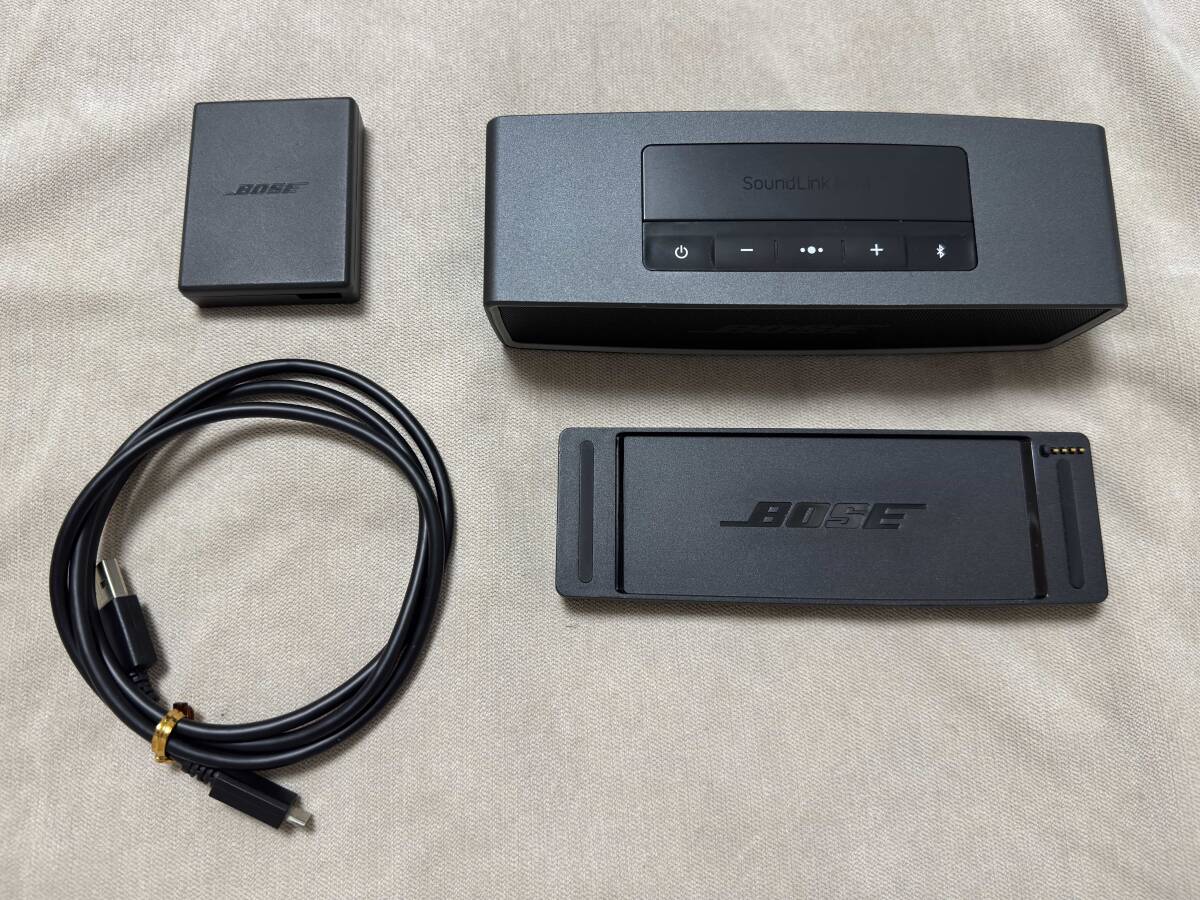 【バッテリー消耗あり】BOSE SoundLink Mini Bluetooth speaker II ポータブルスピーカー拍卖