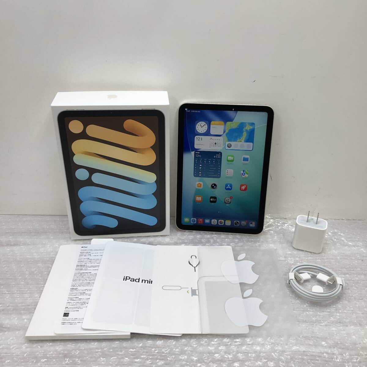 Apple iPad mini 第6世代 MK8H3J/A 8.3インチ タブレット 256GB SIMフリー スターライト 251111SK120608拍卖