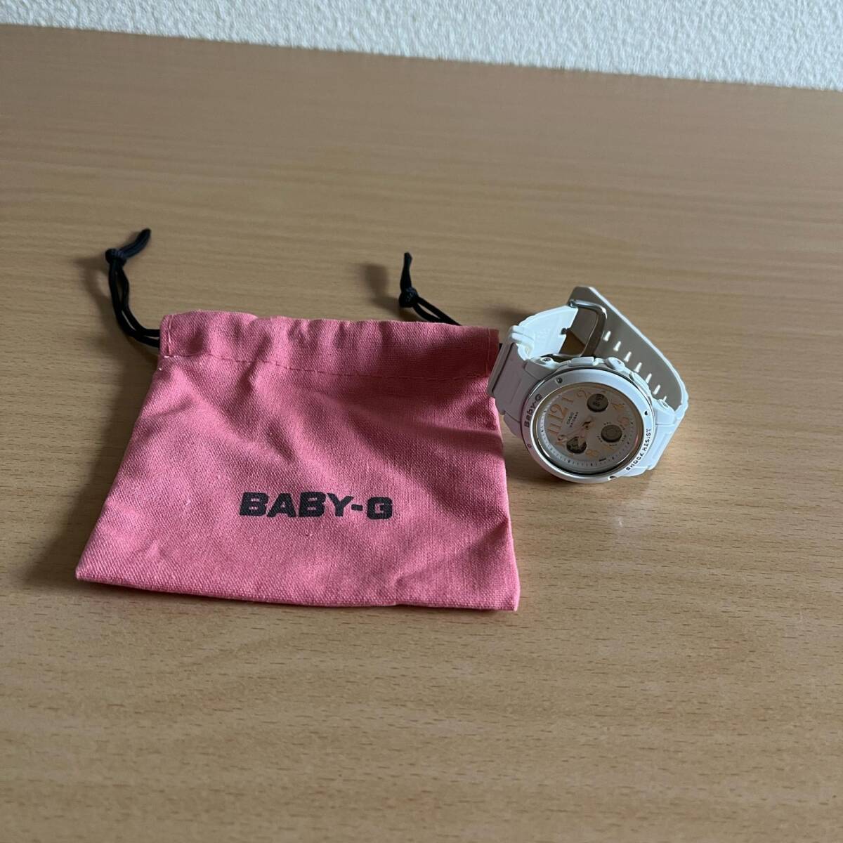 139-0288 CASIO カシオ Baby-G レディース腕時計 ラバーベルト クオーツ アナデジ 白 ホワイト BGA-150EF 稼働品拍卖