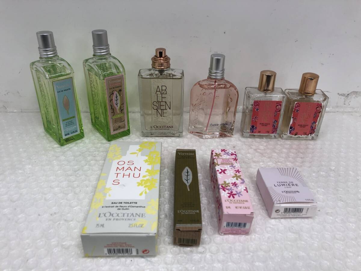 ロクシタン L'OCCITANE 香水 まとめ売り ゼラニウム ヴァーベナ アルルジェンヌ オスマンサス チェリーブロッサム など 250808SK410383拍卖