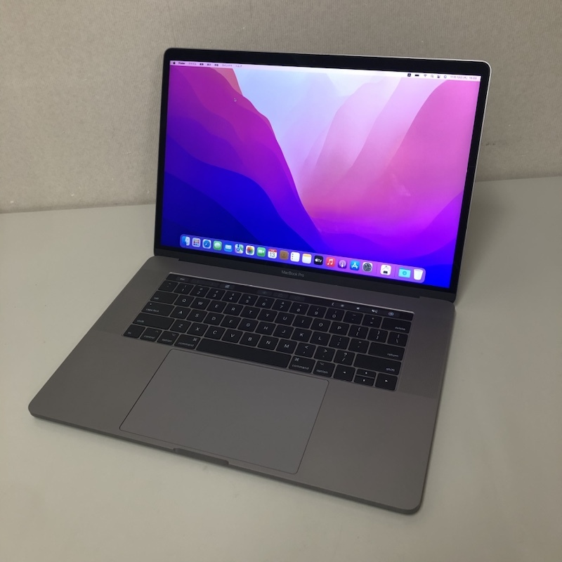 Apple MacBook Pro 15inch 2016 MLH32J/A BTO Monterey/Core i7 2.6GHz/RadeonPro450/16GB/SSD1TB/A1707/グレイ/USキー 251110SK270069拍卖