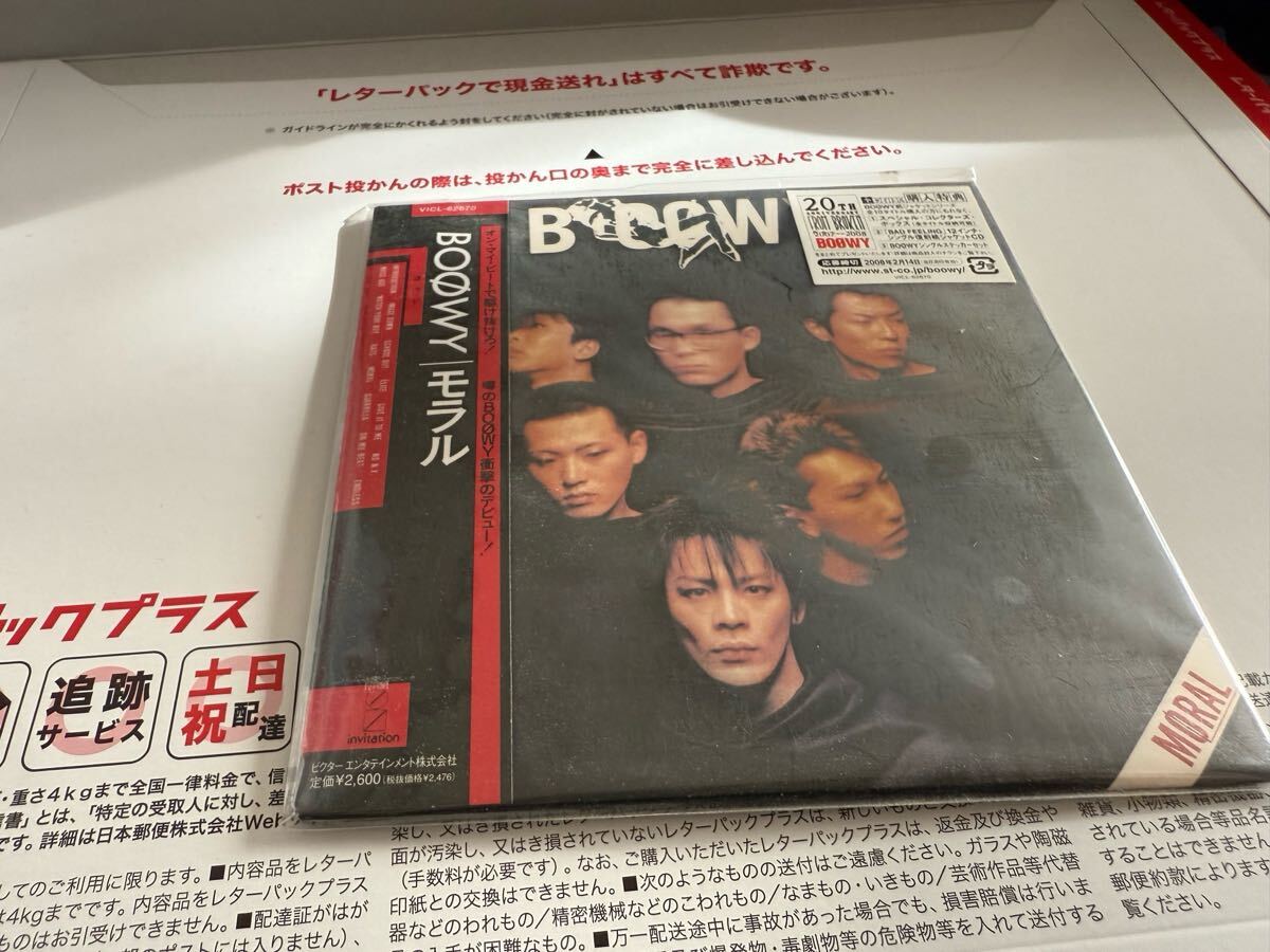 BOOWY MORAL 紙ジャケット CD ボウイ BOφWY 暴威拍卖