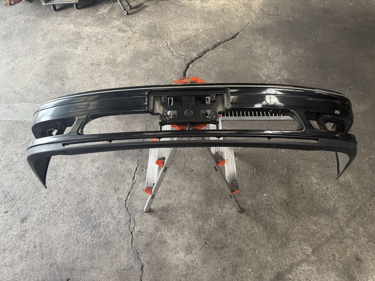 トヨタ純正 マークⅡ JZX100 ツアラーV 前期 フロントバンパー 黒色。拍卖