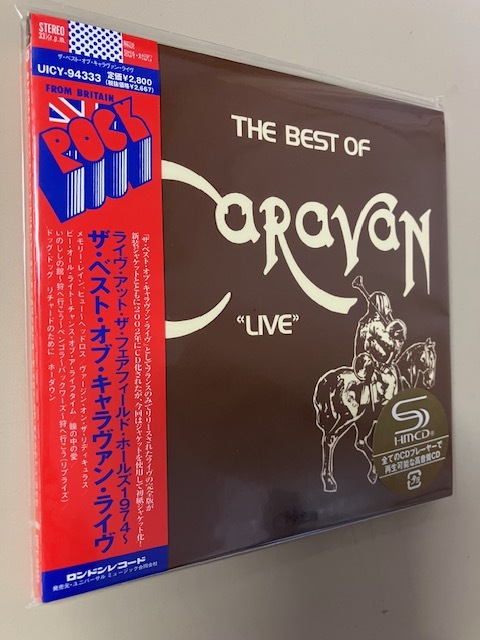キャラヴァン(CARAVAN) / ザ・ベスト・オブ・キャラヴァン・ライヴ 紙ジャケット SHM-CD拍卖