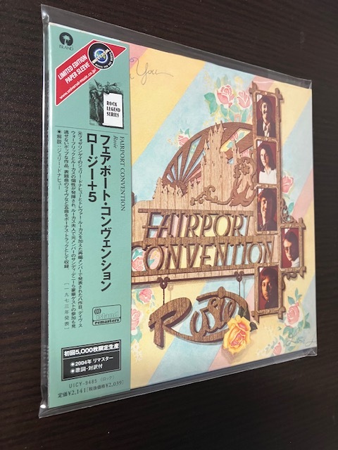 フェアポート・コンヴェンション(FAIRPORT CONVENTION) / ロージー + 5 紙ジャケット CD拍卖