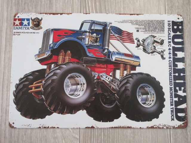 タミヤ ブルヘッド メタルサイン ブリキ看板0033拍卖