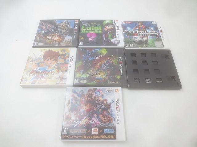 中古品 ゲーム ニンテンドー3DS ソフト 7点 プロジェクト クロスゾーン イナズマイレブン GO シャイン 等 グッズセッ拍卖