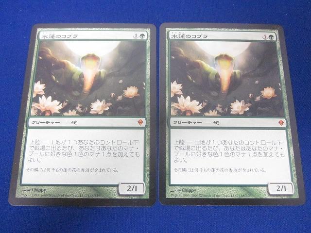 状態C トレカ MTG マジック:ザ・ギャザリング ZEN-168 水蓮のコブラ 神話レア 2枚セット拍卖