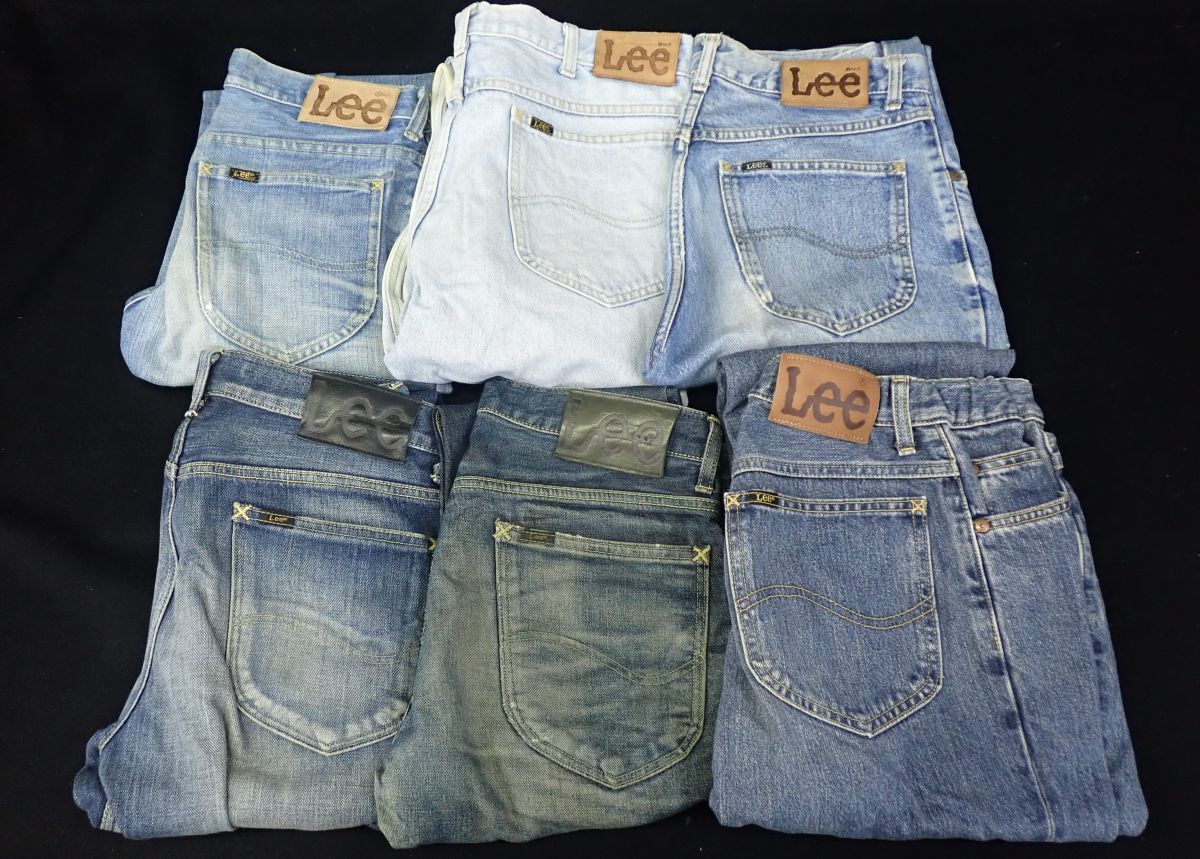 ■衣類50 リー デニム まとめて■LEE/34×31/31×31/28拍卖