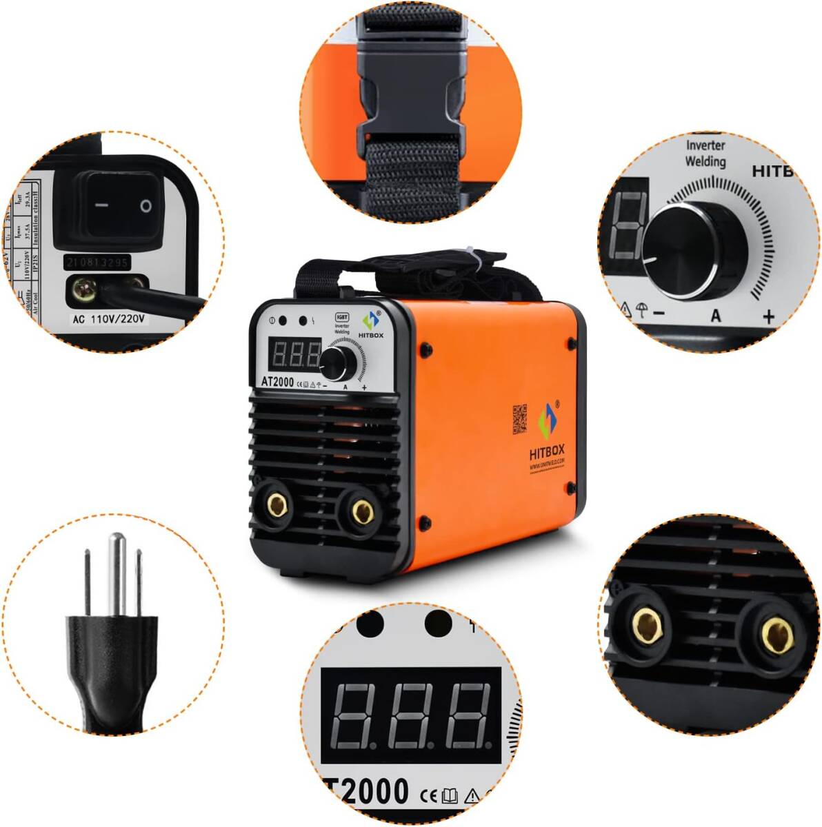 耐久性抜群 溶接機 200A 100V/200V兼用、移動簡単、使いやすい、AT拍卖