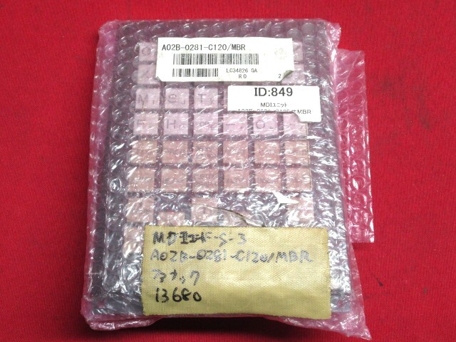 新品 未使用品 FANUC ファナック A02B-0281-C120/MBR MDIユニット 管理7KX1108D-A3拍卖