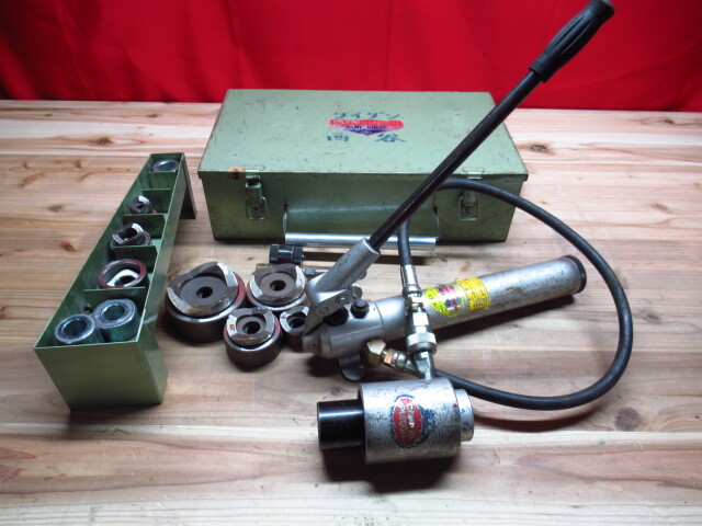 SANKI KOGYO 産機工業 CP-3 CACTUS PUNCH カクタス 手動油圧式 現状品 管理7KJ1116P-A9拍卖