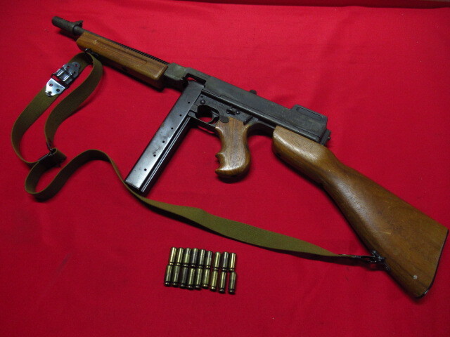 SMG刻印あり MGC THOMPSON トンプソン M1921 サブマシンガン モデルガン 管理7KJ1121V-A9拍卖