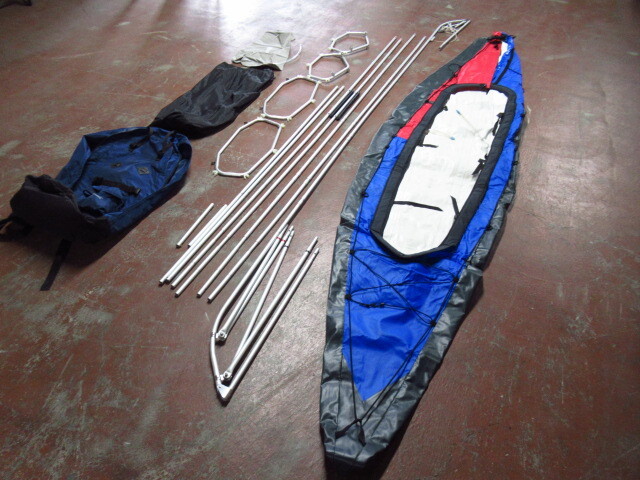 FUJITA CANOE フジタカヌー アルピナ AL-2-430 全長約430cm 組み立て式 カヤック フォールディング 管理7KJ1122E-oogata拍卖