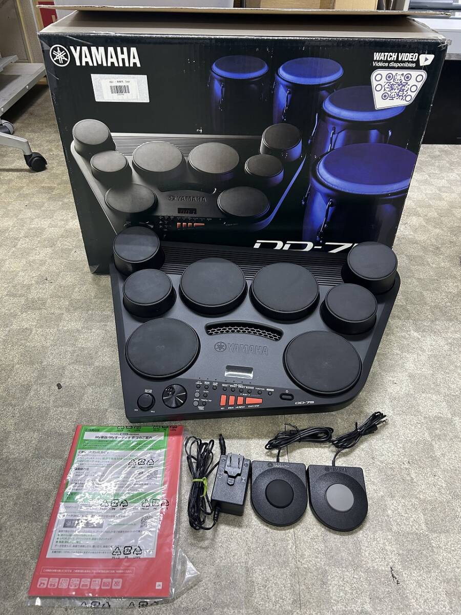 YAMAHA ヤマハ DD-75 デジタルパーカッション 電子ドラム ドラム 打楽器 元箱付き ①拍卖
