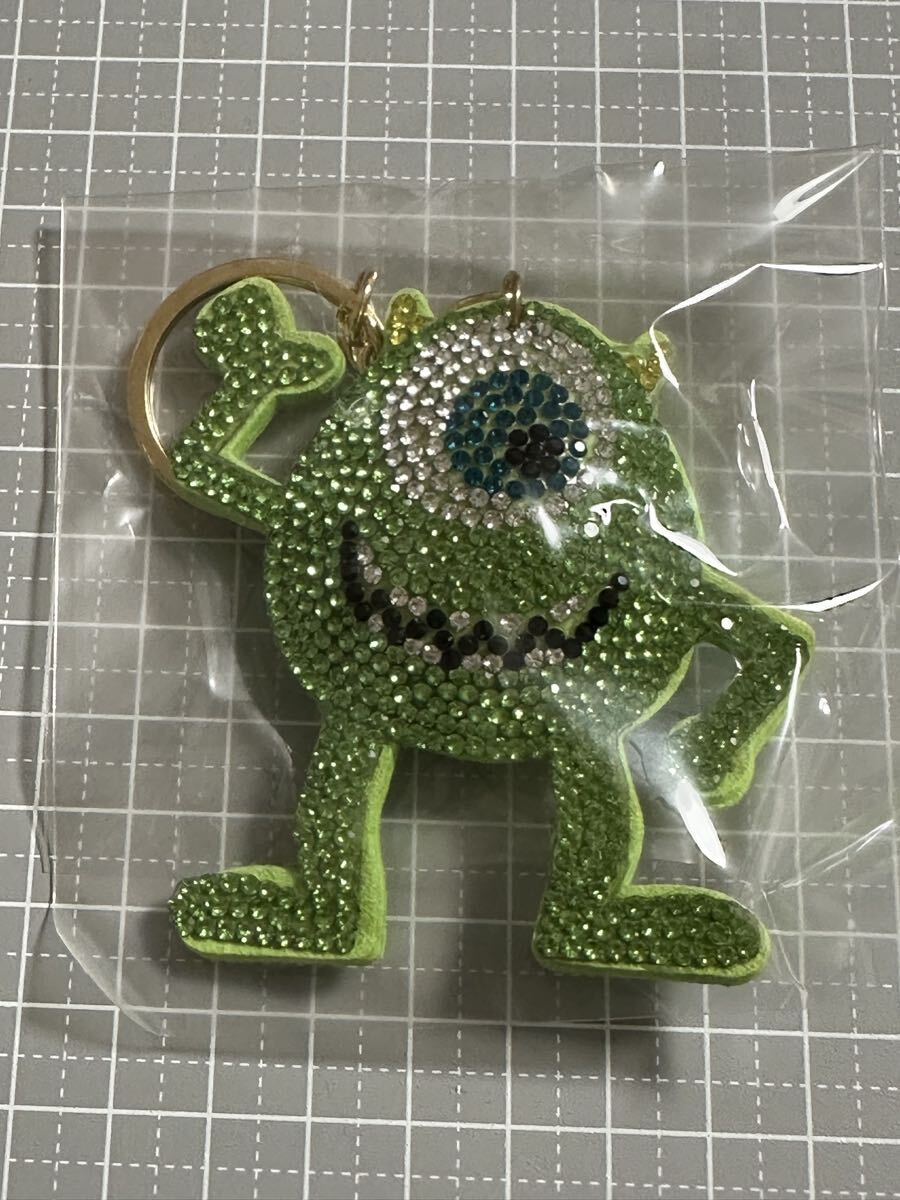 ディズニー モンスターズインク マイク ラインストーンマスコットキーホルダー プライズ品拍卖