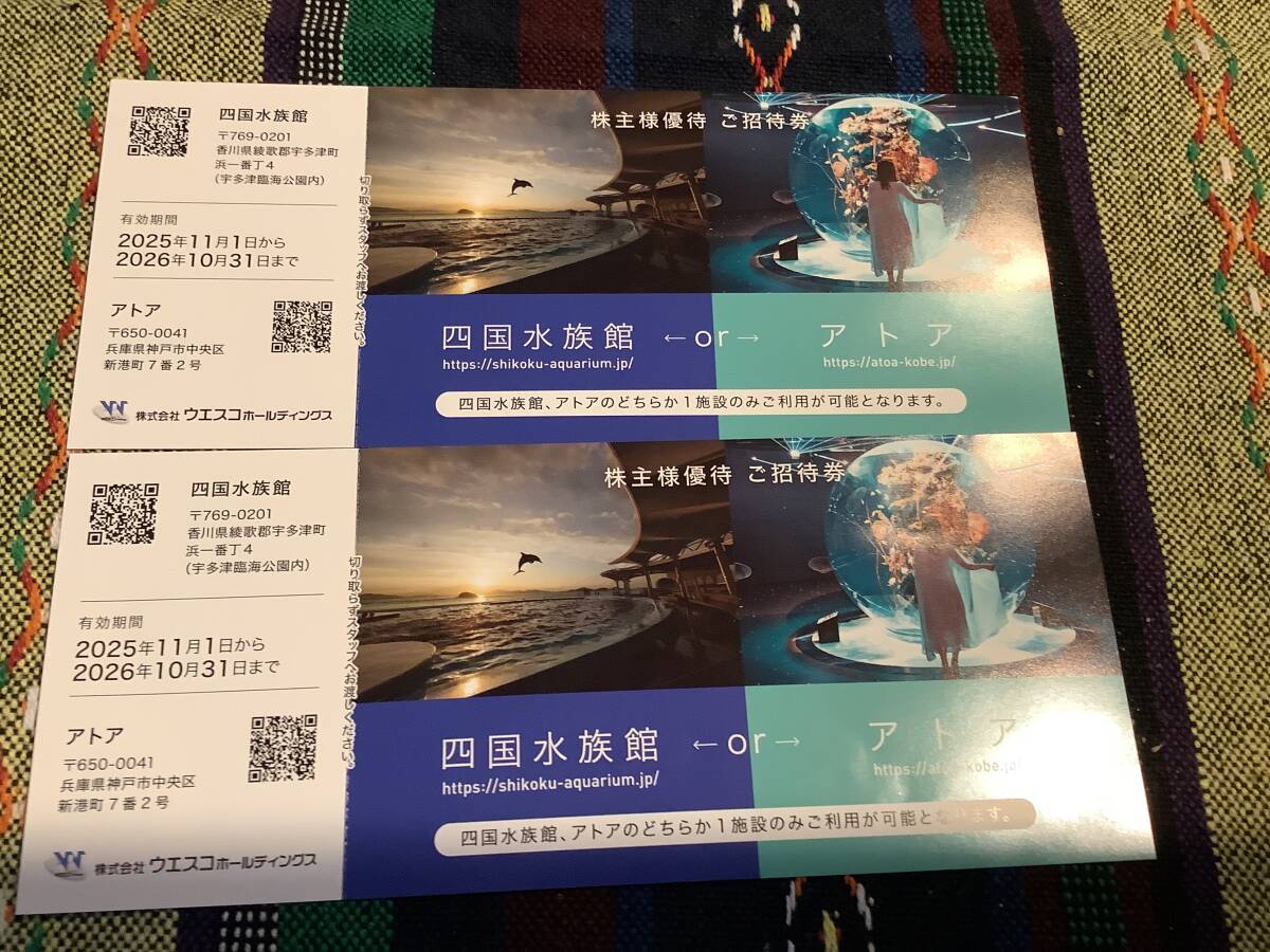 ウエスコホールディングス 株主優待券2枚拍卖