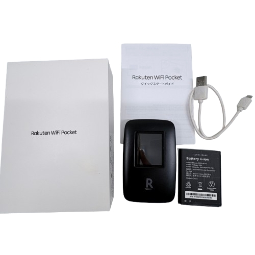 ▲【楽天】Rakuten wifi pocket wifiポケット R310 ブラック 黒 Wi-Fiルーター 本体 通電〇 ★4248拍卖