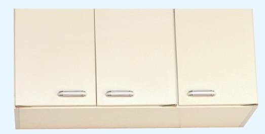 【ライフ住器】O-100H 吊戸棚 1000×375×450 アイボリー【日本製】拍卖