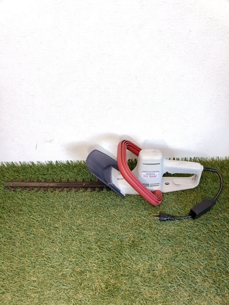 日立 HITACHI 350mm 植木バリカン FCH35SB2 ヘッジトリマー 庭園 剪定 造園 電気工具 電動工具 道具 8992 拍卖
