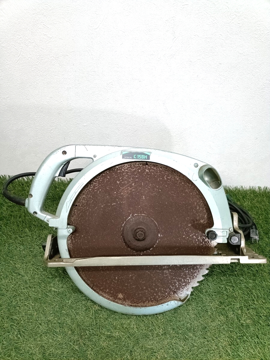 日立工機 日立 HITACHI 382㎜ 丸のこ C15BH まるのこ 丸のこ 丸ノコ 丸鋸 超硬丸ノコ 切断 切断機 木工用 電動 電動工具 領収書5021拍卖