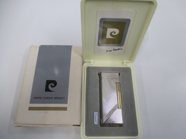 ☆【中古】pierre cardin ピエールカルダン ライター ガスライター 火種確認済 激安 1円スタート拍卖