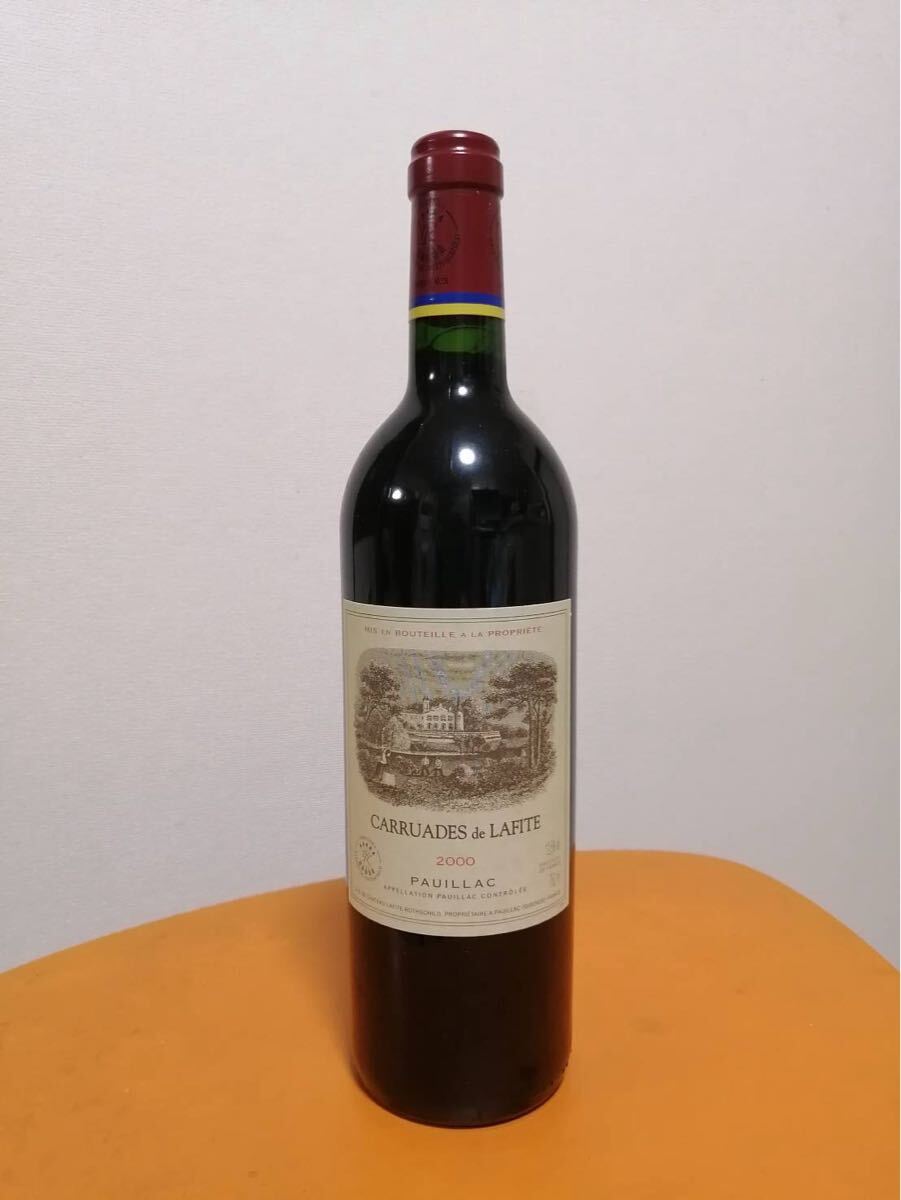 ボルドー赤ワイン、ポイヤック地区シャトーカリュアドドゥラフィットロートシルト2000拍卖