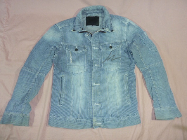 I'Zフロンティア ヒッコリー ワークジャケット M ストレッチ拍卖