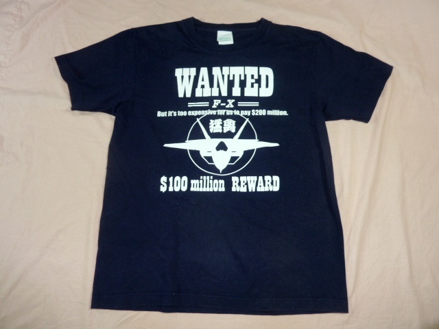 JASDF ステルス戦闘機 Tシャツ M 紺 猛禽拍卖
