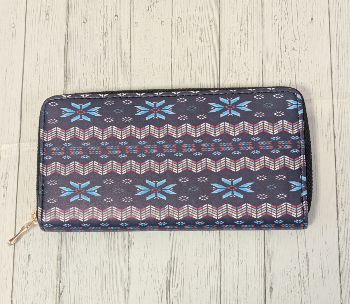 長財布 ラウンドファスナー 柄 財布 男女兼用拍卖