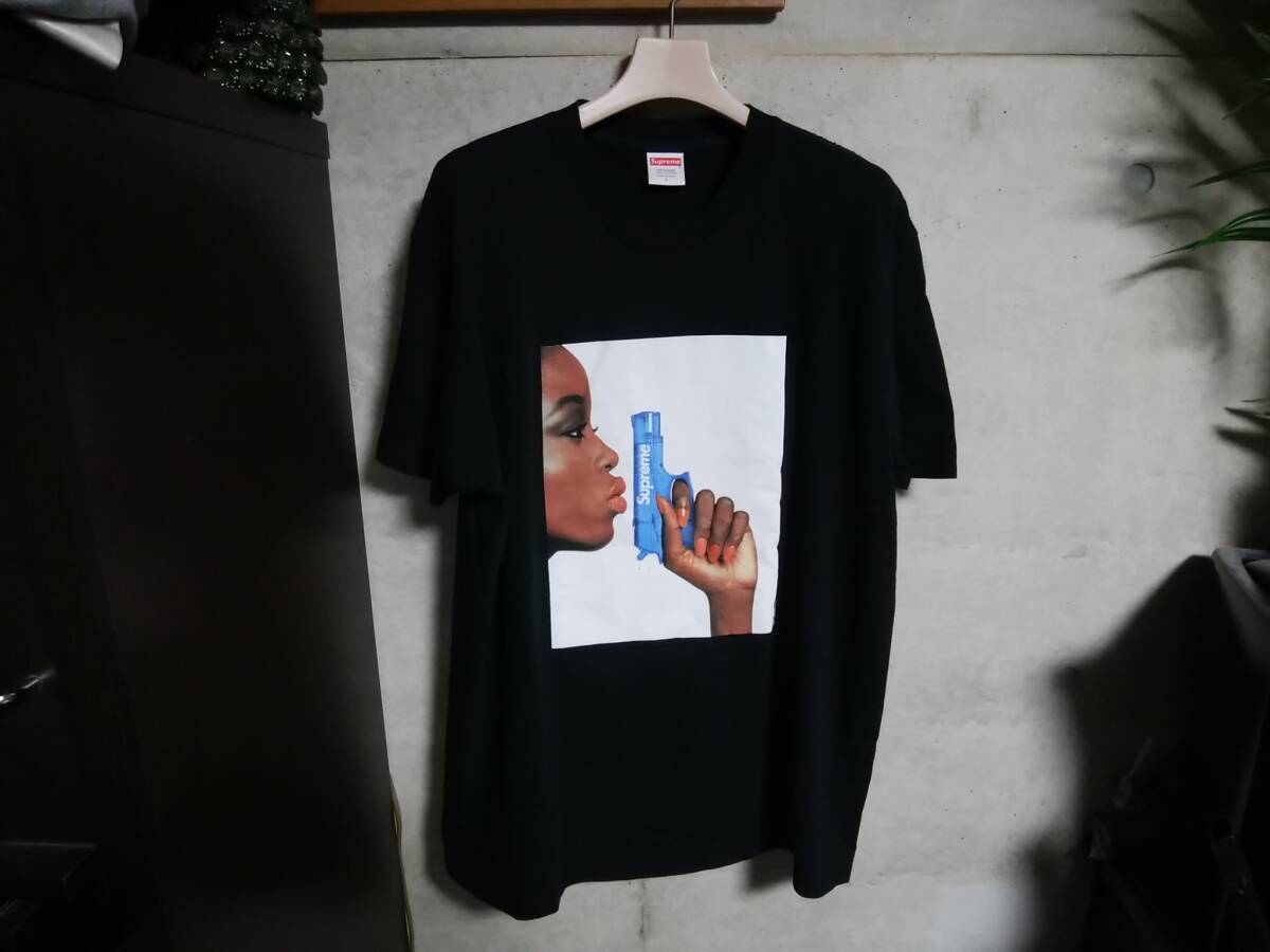 【Supreme シュプリーム】TシャツL アメリカ製 「Water Pistol Tee」 キムタク着モデル 名作 人気アイテム 水鉄砲ガールプリント入り拍卖