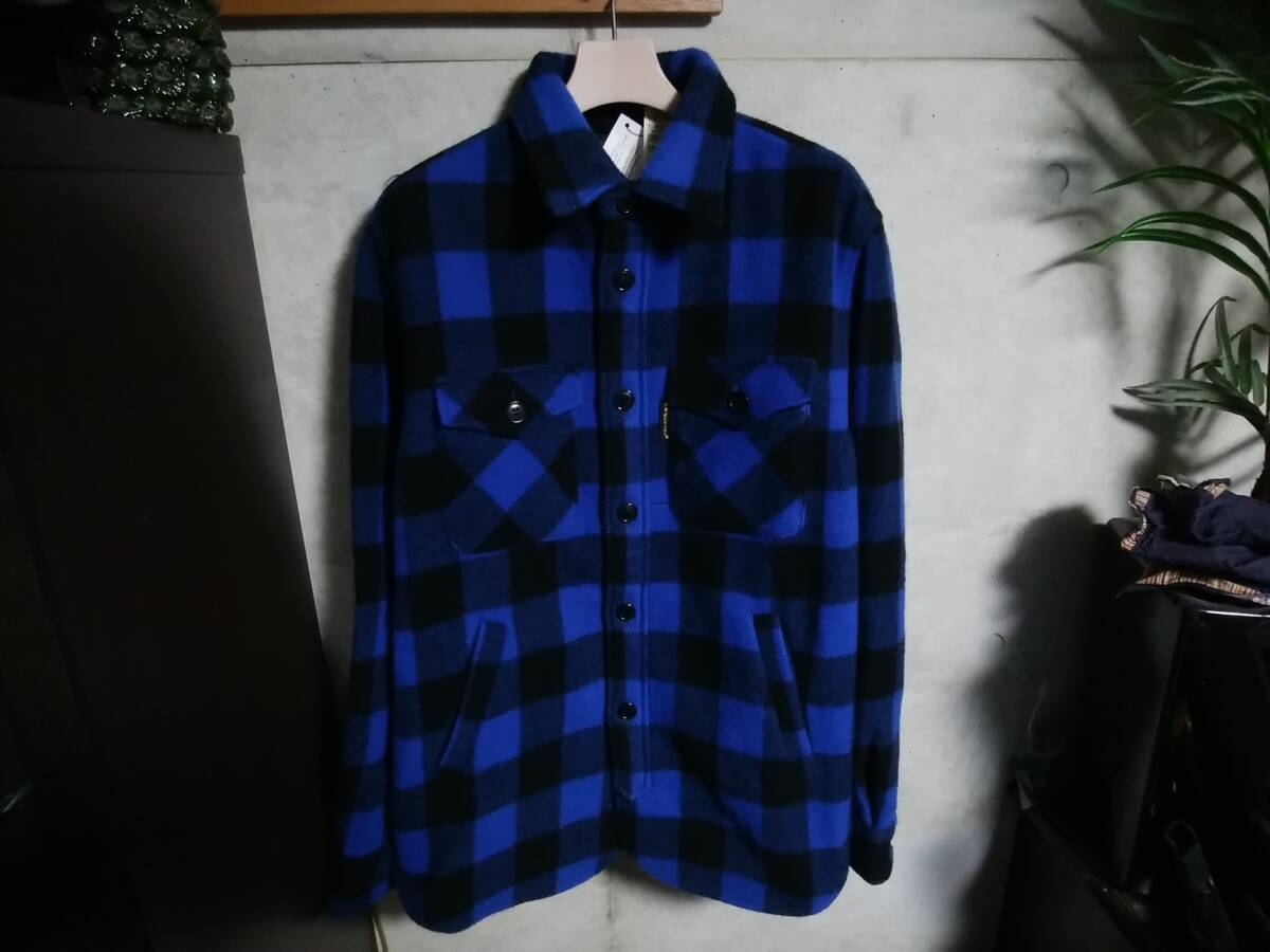 【H.R.MARKET ハリウッドランチマーケット×WOOL RICH ウールリッチ】バッファローチェック柄CPOジャケット3 キムタク着 限定コラボモデル拍卖