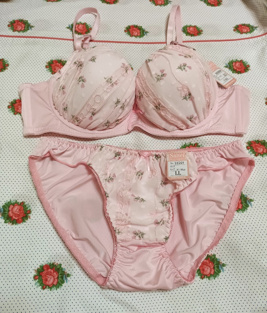 ☆【Sanei】♪C85ブラ&ショ―ツ♪2Lサイズ♪新品タグつき未使用品拍卖